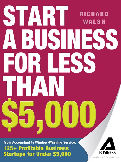 Cover image for Start a Business for Less Than $5,000